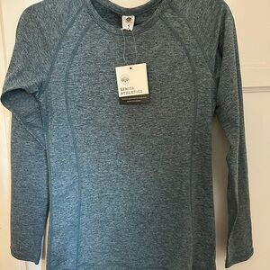NWT Senita Athletics Heather Pacific Long Sleeve Ambition Top